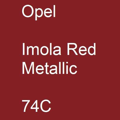 Opel, Imola Red Metallic, 74C.